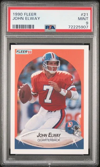 1990 Fleer John Elway #21 card image