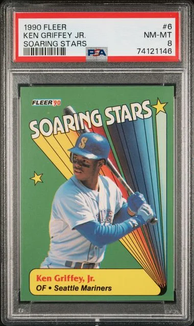 1990 Fleer Ken Griffey Jr. Soaring Stars #6 card image