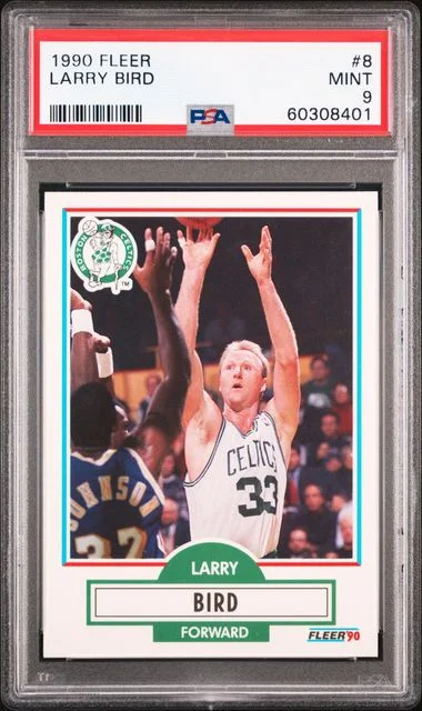 1990 Fleer Larry Bird #8 card image
