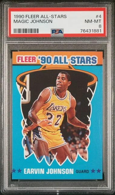 1990 Fleer Magic Johnson All-Stars #4 card image