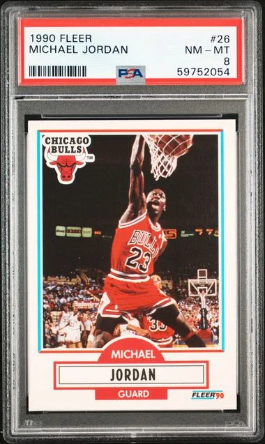 1990 Fleer Michael Jordan #26 card image
