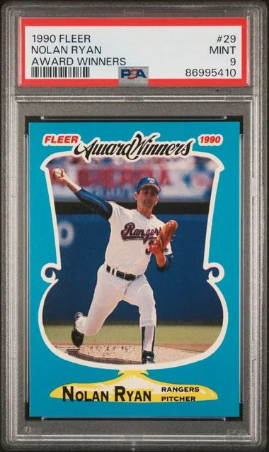 1990 Fleer Nolan Ryan Award Winners #29 card image