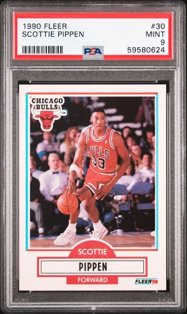 1990 Fleer Scottie Pippen #30 card image