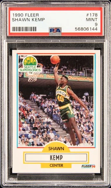 1990 Fleer Shawn Kemp #178 card image