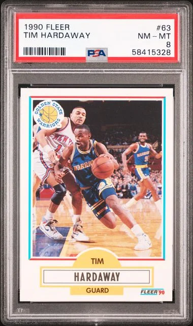 1990 Fleer Tim Hardaway #63 card image