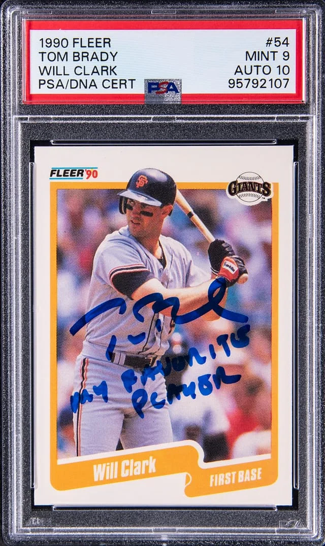1990 Fleer Will Clark, #54 card image
