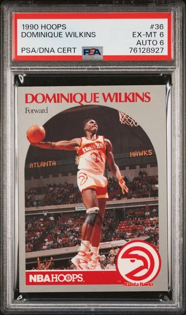 1990 Hoops Dominique Wilkins #36 card image