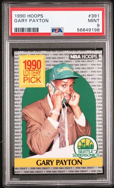 1990 Hoops Gary Payton #391 card image