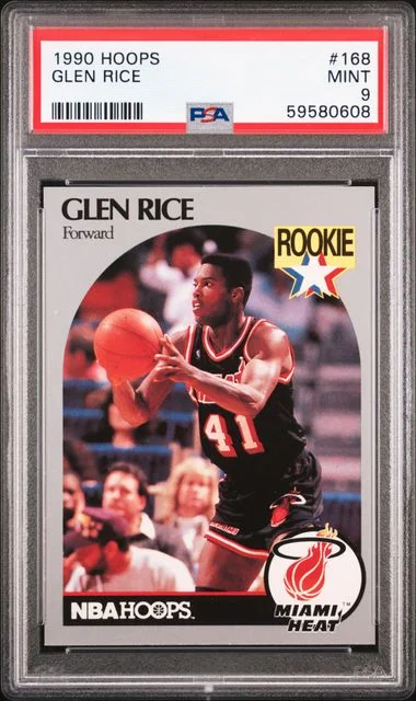 1990 Hoops Glen Rice #168 card image