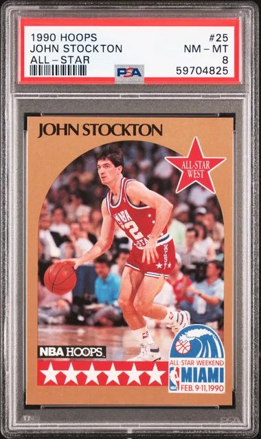 1990 Hoops John Stockton All-Star #25 card image
