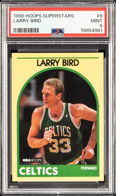 1990 Hoops Larry Bird Superstars #6 card image