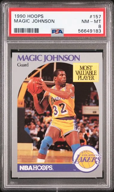 1990 Hoops Magic Johnson #157 card image