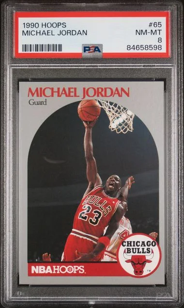 1990 Hoops Michael Jordan #65 card image