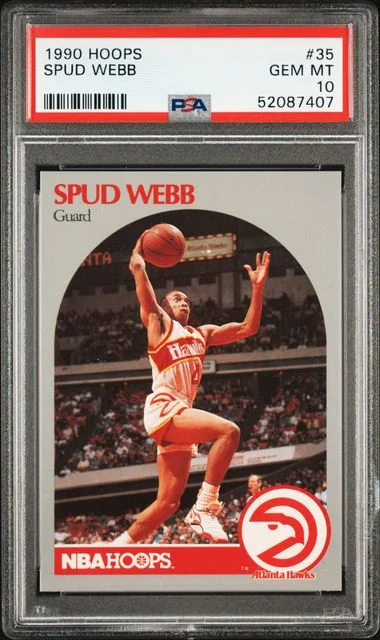 1990 Hoops Spud Webb #35 card image