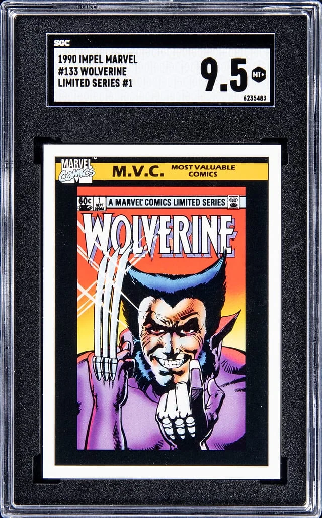 1990 Impel Marvel Limited Series Wolverine #133 card image