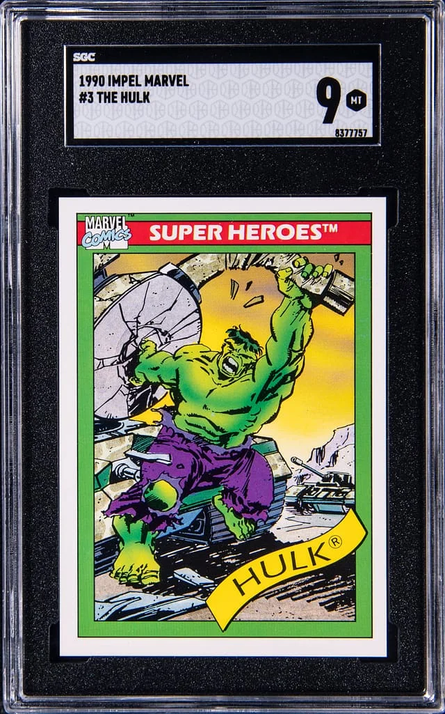 1990 Impel Marvel The Hulk #3 card image
