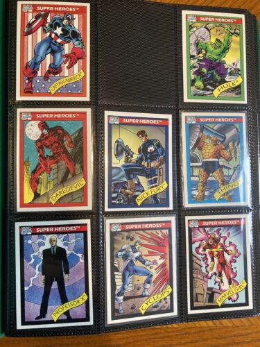 1990 Impel Marvel Universe Captain America vs. Red Skull #97 card image