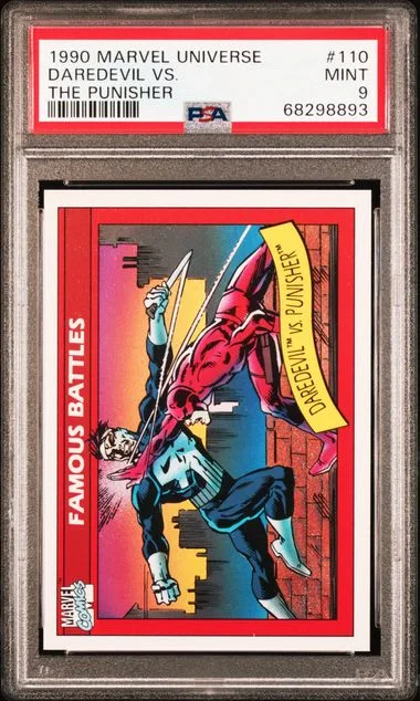 1990 Impel Marvel Universe Daredevil Vs. The Punisher #110 card image
