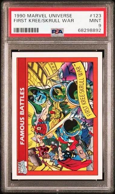 1990 Impel Marvel Universe First Kree/Skrull War #123 card image
