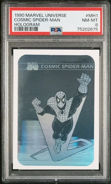 1990 Impel Marvel Universe Hologram Cosmic Spider-Man #MH1 card image