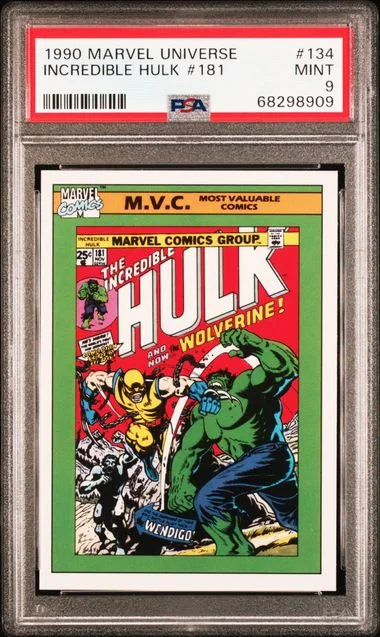1990 Impel Marvel Universe Incredible Hulk #134 card image