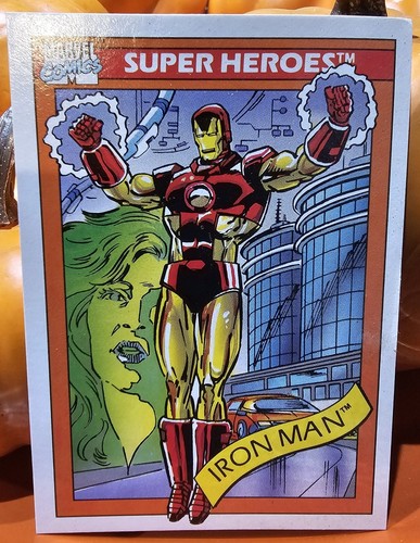1990 Impel Marvel Universe Iron Man #42 card image