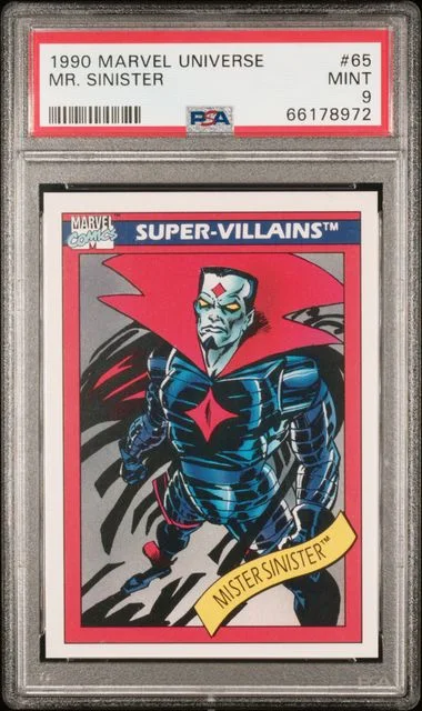 1990 Impel Marvel Universe Mr. Sinister #65 card image