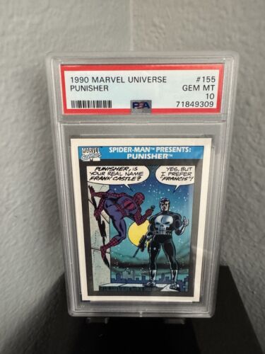 1990 Impel Marvel Universe Punisher #155 card image