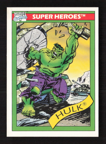 1990 Impel Marvel Universe The Hulk #152 card image