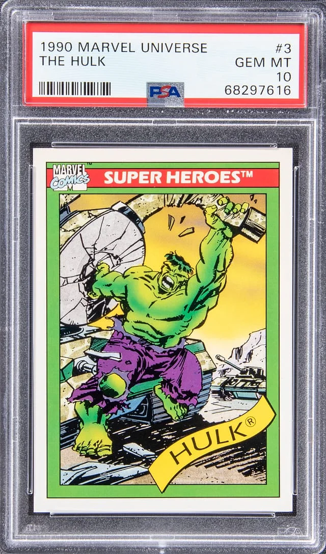 1990 Impel Marvel Universe The Hulk #3 card image