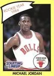 1990 Kenner Starting Lineup Cards Michael Jordan #5140504010 card image
