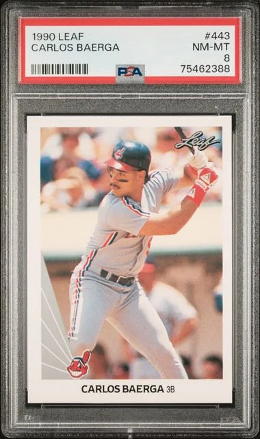 1990 Leaf Carlos Baerga #443 card image