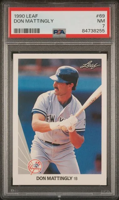 1990 Leaf Don Mattingly #69 card image