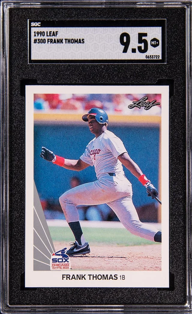 1990 Leaf Frank Thomas #300 card image