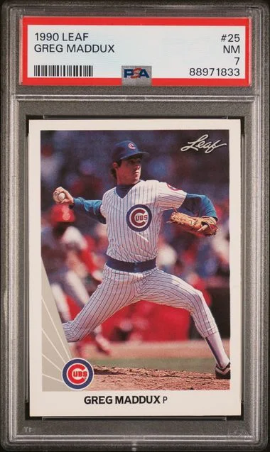 1990 Leaf Greg Maddux #25 card image
