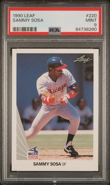 1990 Leaf Sammy Sosa #220 card image