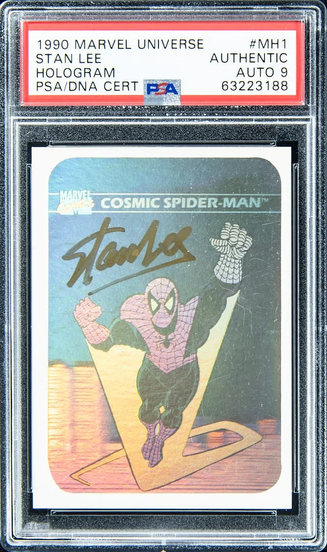 1990 Marvel Universe Hologram Stan Lee #MH1 card image