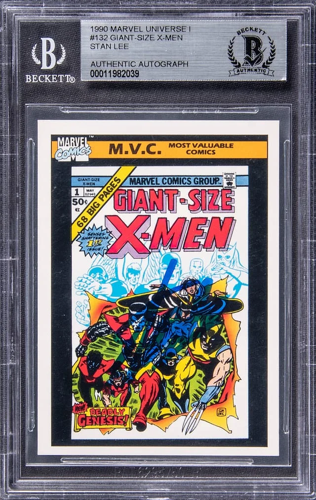 1990 Marvel Universe I Giant-Size X-Men Stan Lee #132 card image
