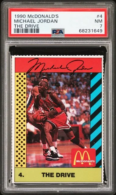 1990 McDonald's Michael Jordan, The Drive #4 card image