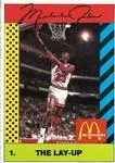 1990 McDonald's Sports Tips Michael Jordan #1 card image