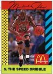 1990 McDonald's Sports Tips Michael Jordan #5 card image