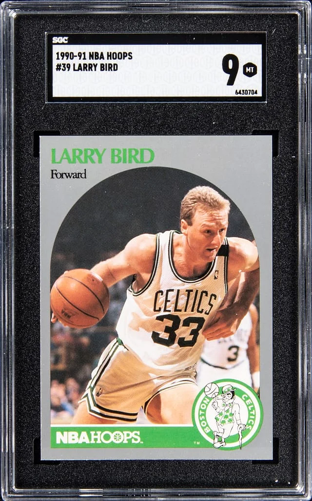 1990 NBA Hoops Larry Bird - MT #39 card image