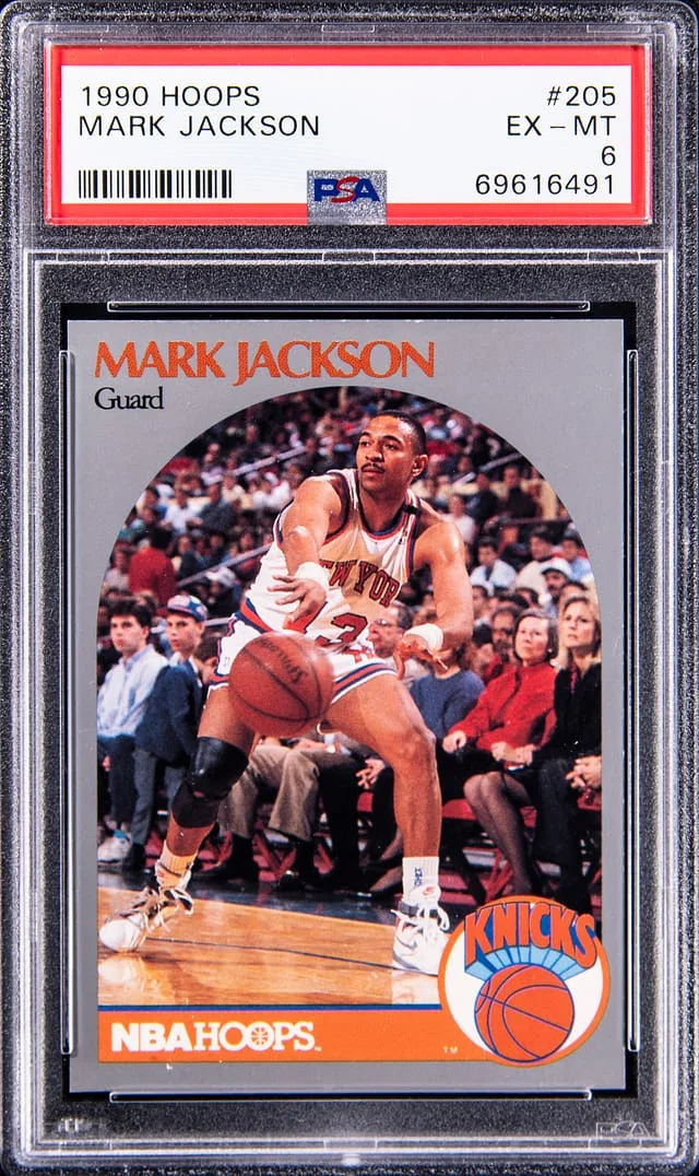 1990 NBA Hoops Mark Jackson #205 card image