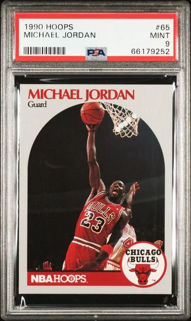 1990 Panini Hoops Michael Jordan #65 card image