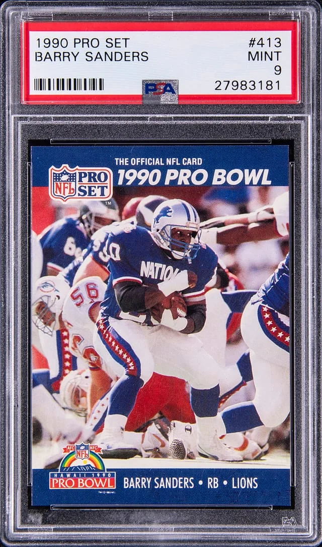 1990 Pro Set Barry Sanders #413 card image