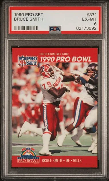 1990 Pro Set Bruce Smith #371 card image