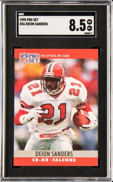 1990 Pro Set Deion Sanders #36 card image