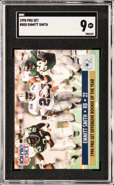 1990 Pro Set Emmitt Smith #800 card image