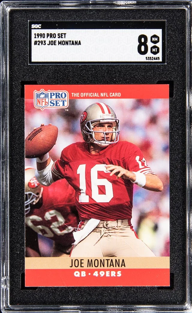 1990 Pro Set Joe Montana #293 card image
