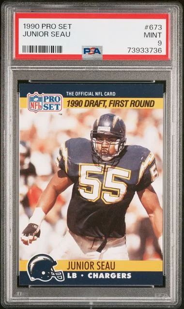 1990 Pro Set Junior Seau #673 card image
